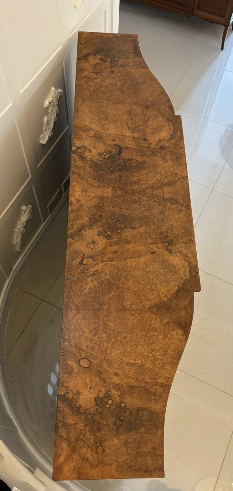 Outstanding Quality Antique Victorian Burr Walnut Ormolu Mounted Credenza - Image 15